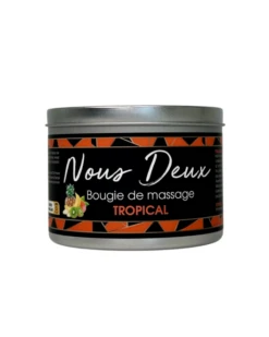 Bougie De Massage Sensuel ‘Tropical’ 120g – Nous Deux