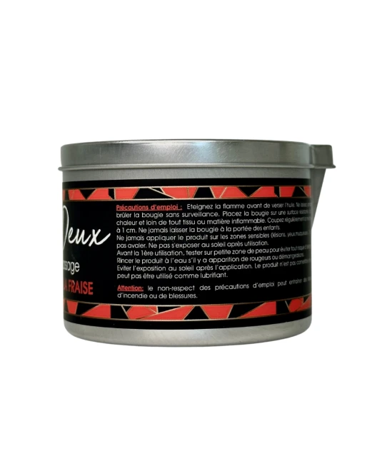 Bougie De Massage Sensuel ‘Vin Pétillant à La Fraise’ 120g – Nous Deux 6 Bougie De Massage Sensuel ‘Vin Pétillant à La Fraise’ 120g – Nous Deux – Image 4