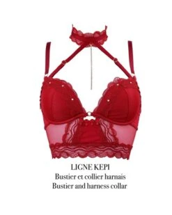Bustier Bonnets Pleins à Strass Képi – Luxxa -Magasin De Jouets Sexuels bustier bonnets pleins a strass kepi luxxa 3