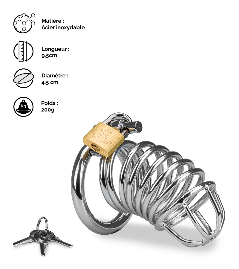 Cage De Chasteté Pénis Captive 4 Cage De Chasteté Pénis Captive – Image 2