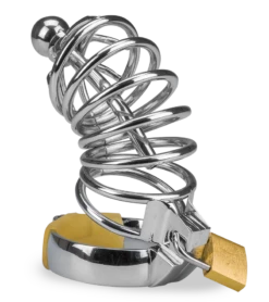 Cage De Chasteté Pénis Et Plug D'urètre Guantanamo -Magasin De Jouets Sexuels cage de chastete penis et plug d uretre guantanamo 11