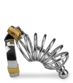 Cage De Chasteté Pénis Et Plug D'urètre Guantanamo -Magasin De Jouets Sexuels cage de chastete penis et plug d uretre guantanamo 6