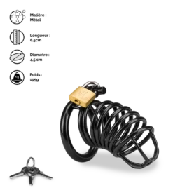 Cage De Chasteté Pénis Little Prisoner 12 Cage De Chasteté Pénis Little Prisoner -Magasin De Jouets Sexuels cage de chastete penis little prisoner 4