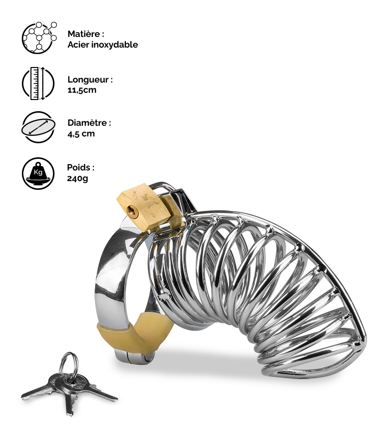 Cage De Chasteté Pénis Snaily 4 Cage De Chasteté Pénis Snaily – Image 2