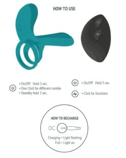 Cockring Avec étui Vibrant Vibrator Green 10 X 2.8cm -Magasin De Jouets Sexuels cockring avec etui vibrant vibrator green 10 x 28cm 5