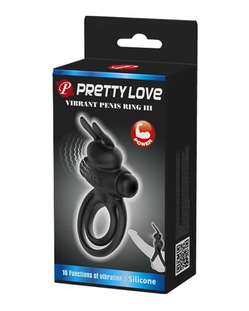 Pretty Love Cockring Vibrant Dick Rabbit Petty Love 25mm Noir 4 Pretty Love Cockring Vibrant Dick Rabbit Petty Love 25mm Noir – Image 2
