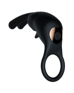 Cockring Vibrant Good Rabbit 25mm Noir