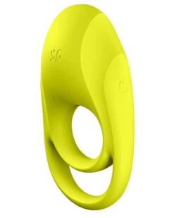 Cockring Vibrant Satisfyer Spectacular Duo Jaune