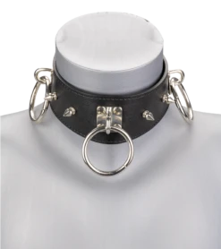 Collier BDSM Anneaux Et Pointes -Magasin De Jouets Sexuels collier bdsm anneaux et pointes 4