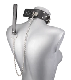 Collier BDSM Cuir Et Pointes -Magasin De Jouets Sexuels collier bdsm cuir et pointes 6