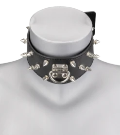 Collier BDSM Pointes Et Chaîne -Magasin De Jouets Sexuels collier bdsm pointes et chaine 4