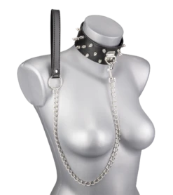 Collier BDSM Pointes Et Chaîne -Magasin De Jouets Sexuels collier bdsm pointes et chaine 6