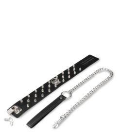Collier BDSM Pointes Et Chaîne -Magasin De Jouets Sexuels collier bdsm pointes et chaine 8