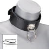 Collier BDSM Similicuir 1 Anneau + Laisse -Magasin De Jouets Sexuels collier bdsm similicuir 1 anneau laisse 3