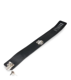 Collier Cuir BDSM Et Laisse Chaine Avec Cadenas -Magasin De Jouets Sexuels collier cuir bdsm et laisse chaine avec cadenas 7