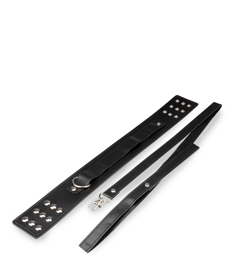Collier Et Laisse En Cuir BDSM 7 Collier Et Laisse En Cuir BDSM – Image 5