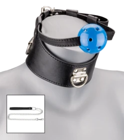 Collier Gag-ball Bâillon BDSM
