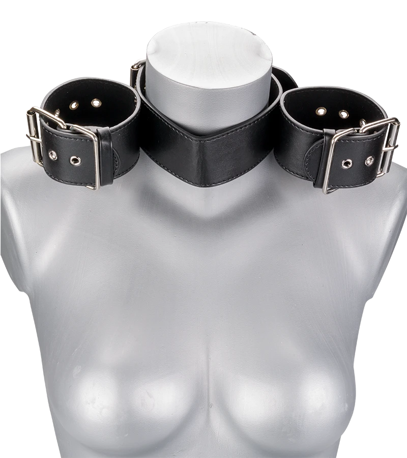 Contrainte BDSM Cou Et Poignets 4 Contrainte BDSM Cou Et Poignets – Image 2