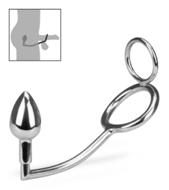 Crochet Anal Avec Double Anneaux Cockring Captain