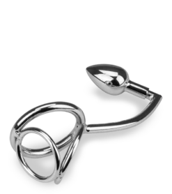 Crochet Anal Avec Triple Cockring Bondy -Magasin De Jouets Sexuels crochet anal avec triple cockring bondy 8