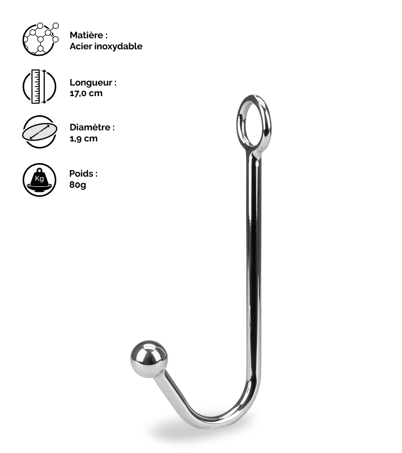 Crochet Anal Petit Diamètre Hooky 4 Crochet Anal Petit Diamètre Hooky – Image 2