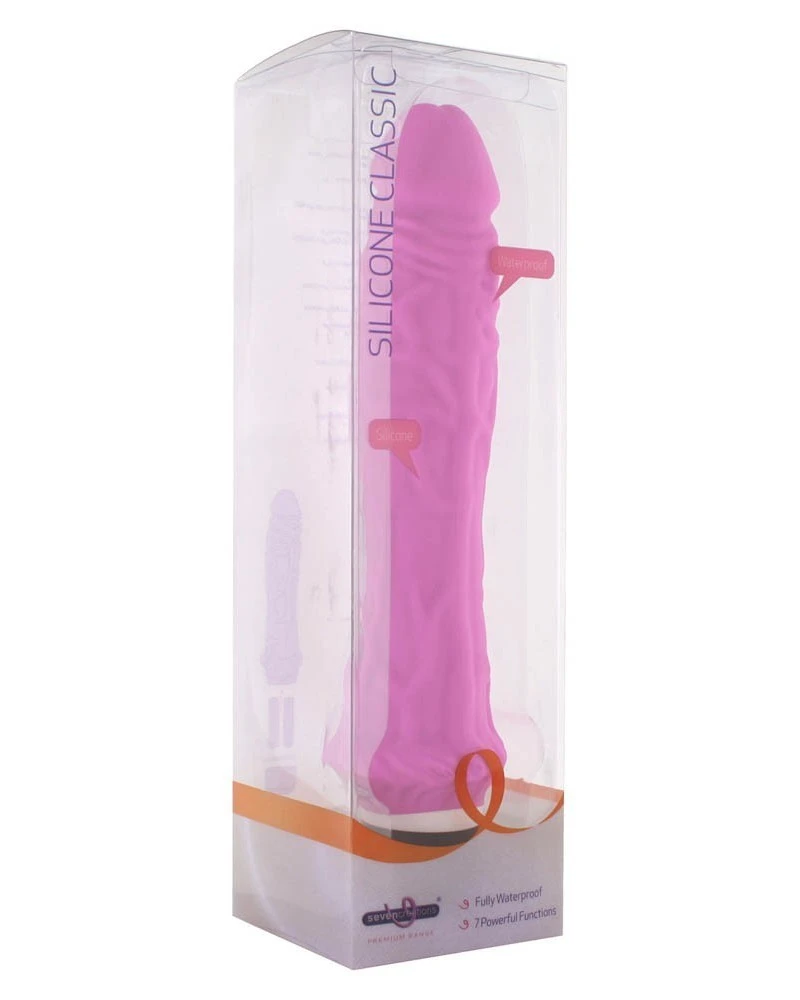 Dildo Vibrant Large Classic 19 X 4.3cm Rose 4 Dildo Vibrant Large Classic 19 X 4.3cm Rose – Image 2