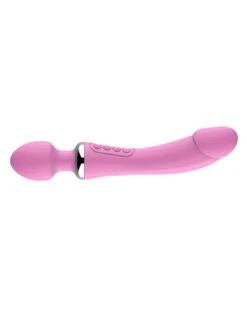 Dildo Wand Double Head 22 X 3.5 Cm Rose