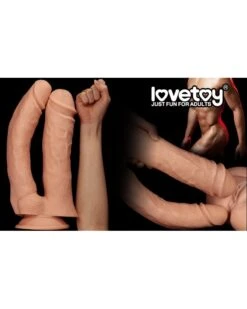Double Gode MEGA DOUBLE LoveToy 26 X 11cm -Magasin De Jouets Sexuels double gode mega double lovetoy 26 x 11cm 14