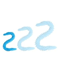 Double Gode Scolop S 40 X 3cm Bleu