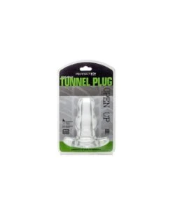 Perfect Fit Double Tunnel Plug Transparent Large 12 X 7 Cm -Magasin De Jouets Sexuels double tunnel plug transparent large 12 x 7 cm 1