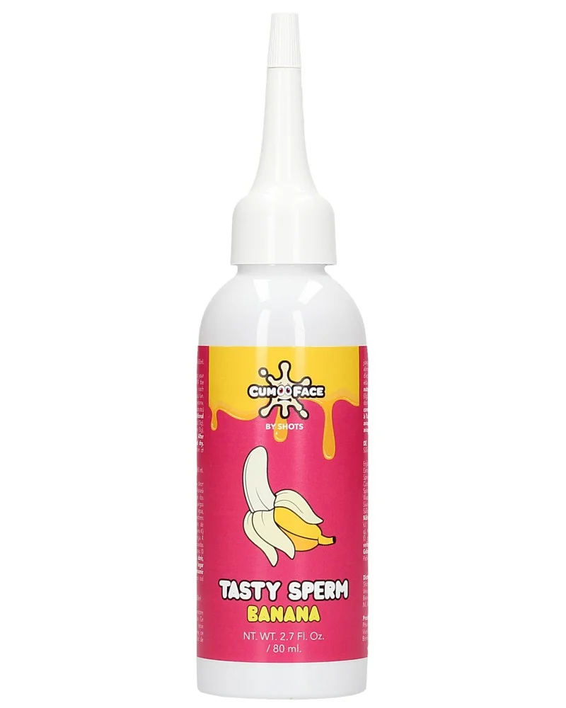 Eau Aromatisée TASTYSPERM Pour Cum Face - Banane 80ml 3 Eau Aromatisée TASTYSPERM Pour Cum Face - Banane 80ml
