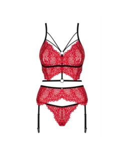 Obsessive Ensemble Soutien-Gorge, Porte-Jarretelles Et String Rouges Assortis - Obssessive 12 Obsessive Ensemble Soutien-Gorge, Porte-Jarretelles Et String Rouges Assortis - Obssessive -Magasin De Jouets Sexuels ensemble soutien gorge porte jarretelles et string rouges assortis obssessive 4