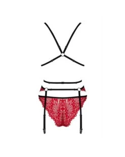 Obsessive Ensemble Soutien-Gorge, Porte-Jarretelles Et String Rouges Assortis - Obssessive 13 Obsessive Ensemble Soutien-Gorge, Porte-Jarretelles Et String Rouges Assortis - Obssessive -Magasin De Jouets Sexuels ensemble soutien gorge porte jarretelles et string rouges assortis obssessive 5