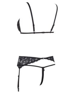 Ensemble Soutien-gorge Et String Ouverts, Porte-jarretelles - Cottelli Collection -Magasin De Jouets Sexuels ensemble soutien gorge string ouverts et porte jarretelles cottelli collection 2