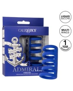 Gaine De Pénis 5 Cockrings Xtreme Cage Admiral 9cm -Magasin De Jouets Sexuels gaine de penis 5 cockrings xtreme cage admiral 9cm 3