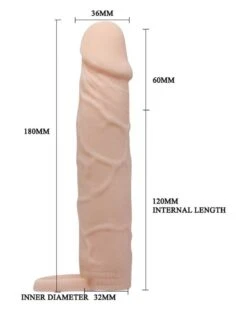 Gaine De Pénis Extend Sleeve Pretty Love 17 X 3.5cm -Magasin De Jouets Sexuels gaine de penis extend sleeve pretty love 17 x 35cm 4