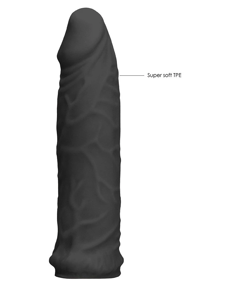 Gaine De Pénis Realrock 16 X 4cm Noire 5 Gaine De Pénis Realrock 16 X 4cm Noire – Image 3