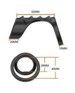 Gaine Pour Pénis Souple Twins 8 X 4cm 14 Gaine Pour Pénis Souple Twins 8 X 4cm -Magasin De Jouets Sexuels gaine pour penis souple twins 8 x 4cm 5