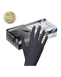 Gants En Nitrile Noir 100 Unités - Taille XL - Black Pearl