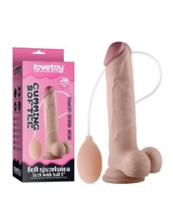 Gode Cumming Qui éjacule 19 X 4.5cm -Magasin De Jouets Sexuels gode cumming qui ejacule 19 x 45cm 3