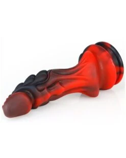 Gode Dragon Zomay 18 X 6cm Noir-Rouge -Magasin De Jouets Sexuels gode dragon zomay 18 x 6cm noir rouge 2