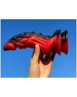 Gode Dragon Zomay 18 X 6cm Noir-Rouge -Magasin De Jouets Sexuels gode dragon zomay 18 x 6cm noir rouge 4