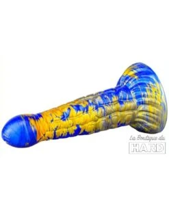 Gode Fantasy Ninja 16 X 5.2cm Bleu-Doré -Magasin De Jouets Sexuels gode fantasy ninja 16 x 52cm bleu dore 1