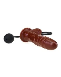 Gode Gonflable Inflat 14 X 4.5cm Marron -Magasin De Jouets Sexuels gode gonflable inflat 14 x 45cm marron 1