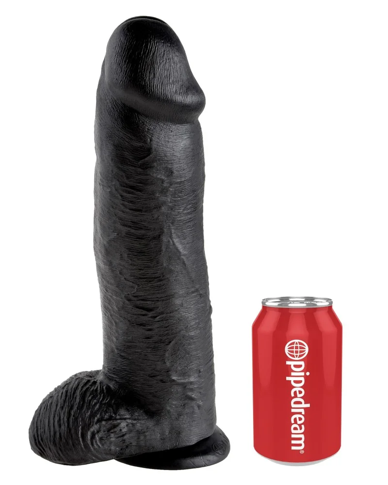 Gode King Cock 27 X 8 Cm Noir 3 Gode King Cock 27 X 8 Cm Noir