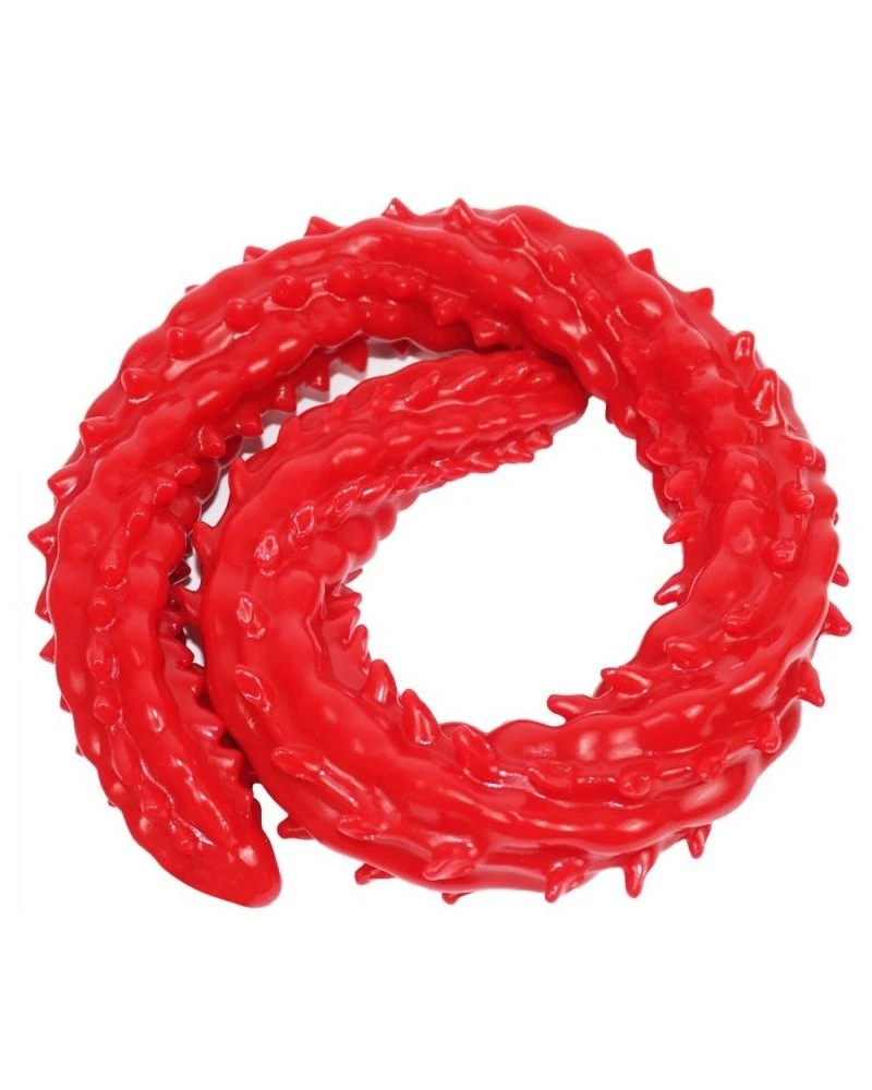 Gode Long Barded 60 X 4cm Rouge 3 Gode Long Barded 60 X 4cm Rouge