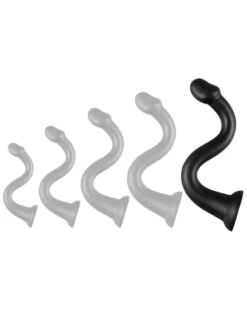 Gode Long Whale Dildo XXL 55 X 7.5cm - Pointe 6.3cm Noir -Magasin De Jouets Sexuels gode long whale dildo xxl 55 x 75cm pointe 63cm noir 2