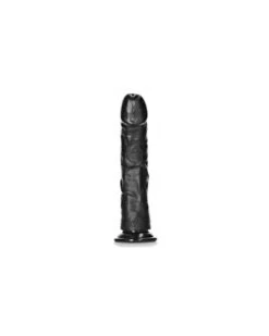 Gode Mega Curved RealRock 25 X 5.6cm Noir -Magasin De Jouets Sexuels gode mega curved realrock 25 x 56cm noir 1