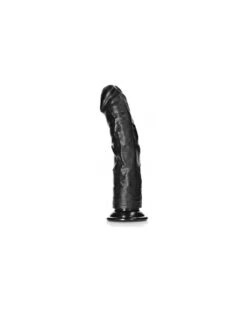 Gode Mega Curved RealRock 25 X 5.6cm Noir -Magasin De Jouets Sexuels gode mega curved realrock 25 x 56cm noir 2