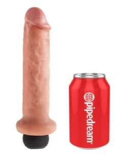 King Cock Gode Qui éjacule Squirting 18 X 5.2cm -Magasin De Jouets Sexuels gode qui ejacule squirting 18 x 52cm 1